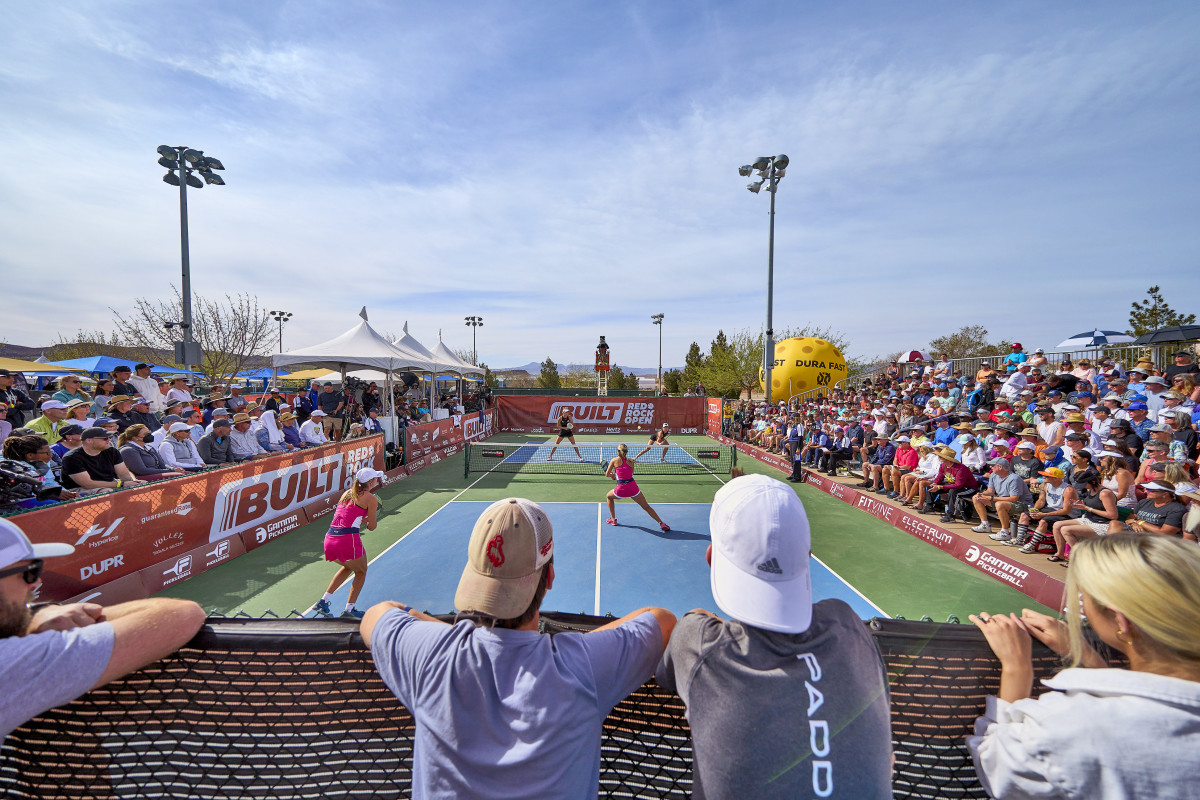 Professional pickleball courts