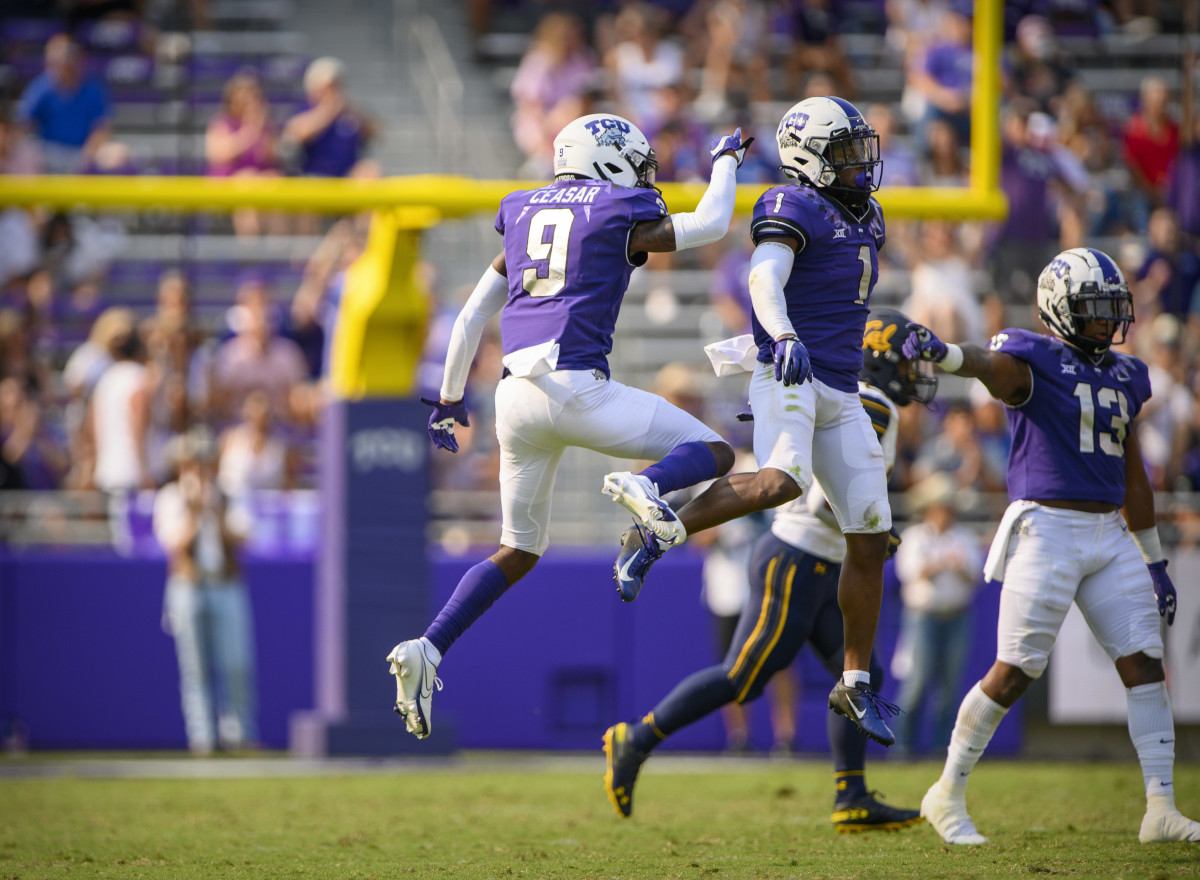 Though he is undersized, Tre'Vius Hodges-Tomlinson has been a star cover corner while at TCU. 