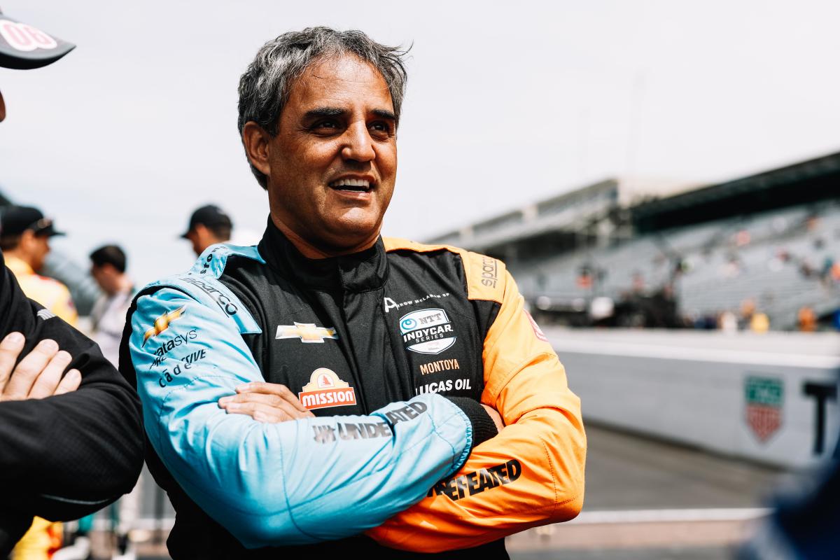 Juan Pablo Montoya makes Jimmie Johnson one of his picks to potentially win Sunday's Indy 500. Photo: Matt Fraver / IndyCar.