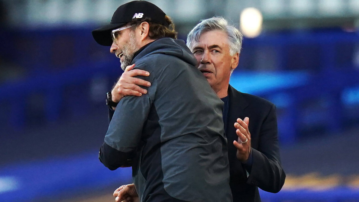 Jurgen Klopp and Carlo Ancelotti will manage in the Champions League final