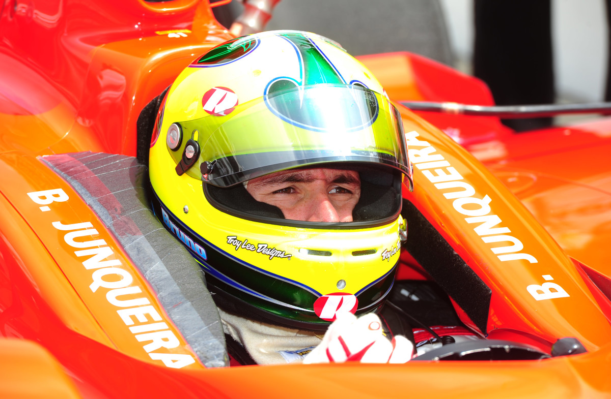 Bruno Junqueira was bumped not once but twice from the Indy 500 after making the field. Photo: Mark J. Rebilas / USA Today Sports.