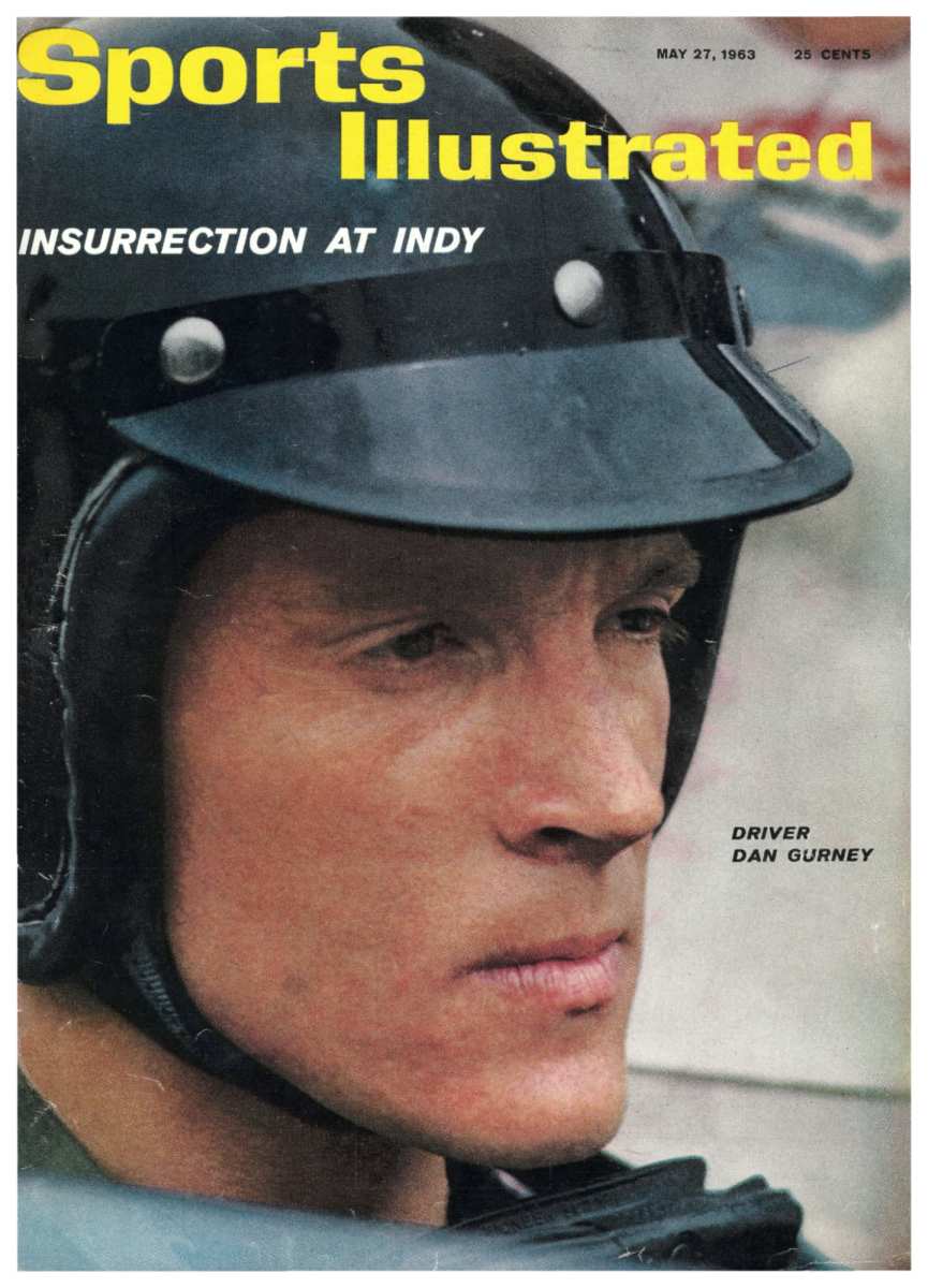 Race car driver Dan Gurney on the cover of Sports Illustrated in 1963