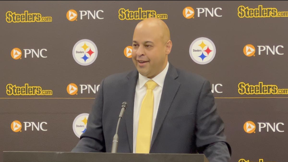 Watch Pittsburgh Steelers GM Omar Khan Introductory Press Conference