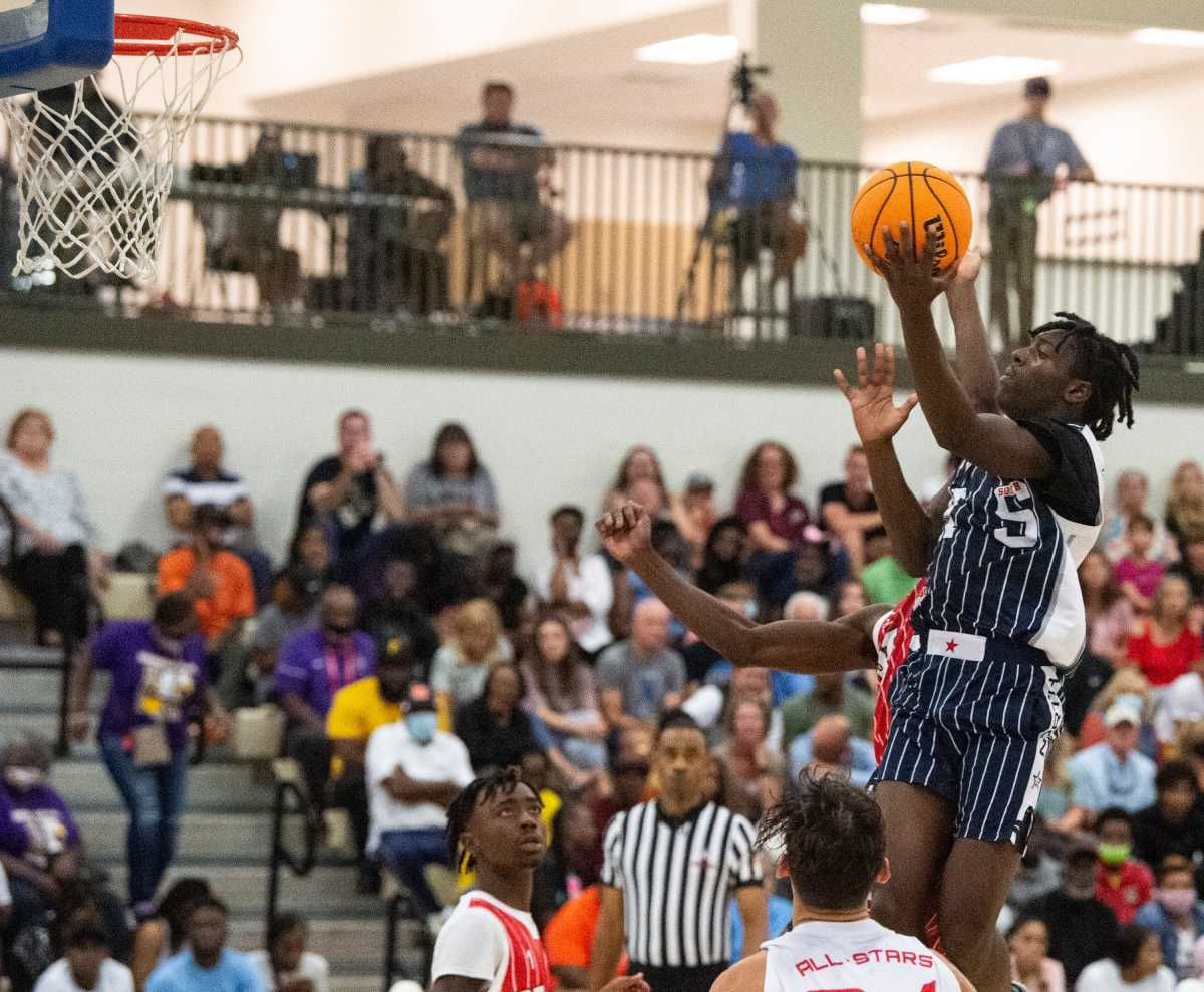North All-Star's Antonio Kite of Anniston (11) goes up for a layup during the AHSAA Girls Basketball All-Star game at Cramton Bowl Multiplex in Montgomery, Ala., on Tuesday, July 20, 2021
