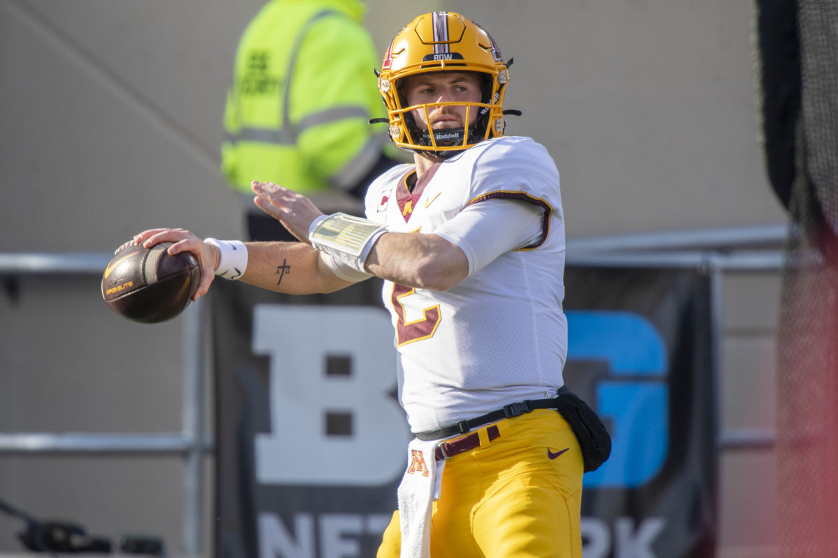 Minnesota Quarterback Tanner Morgan