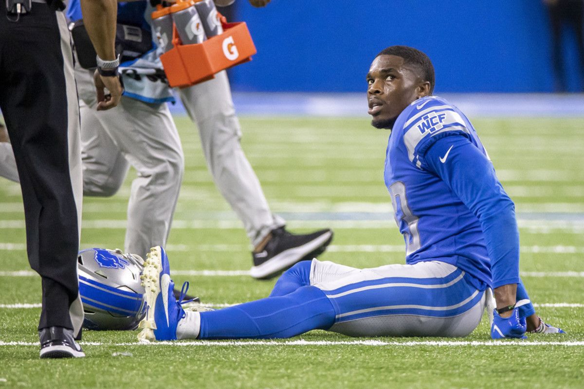 Detroit Lions cornerback Jeff Okudah