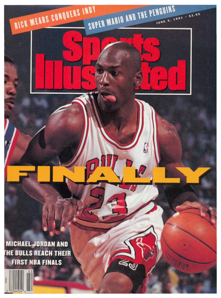 Michael Jordan on the cover of Sports Illustrated in 1991