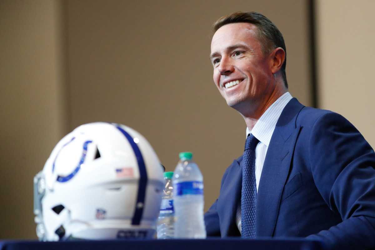 New Indianapolis Colts QB Matt Ryan takes questions during a press conference on Tuesday, March 22, 2022, at the Indiana Farm Bureau Football Center in Indianapolis. Finals 28