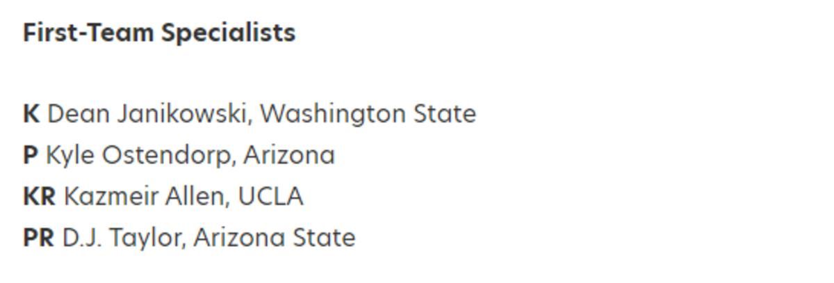 All-Pac-12 special