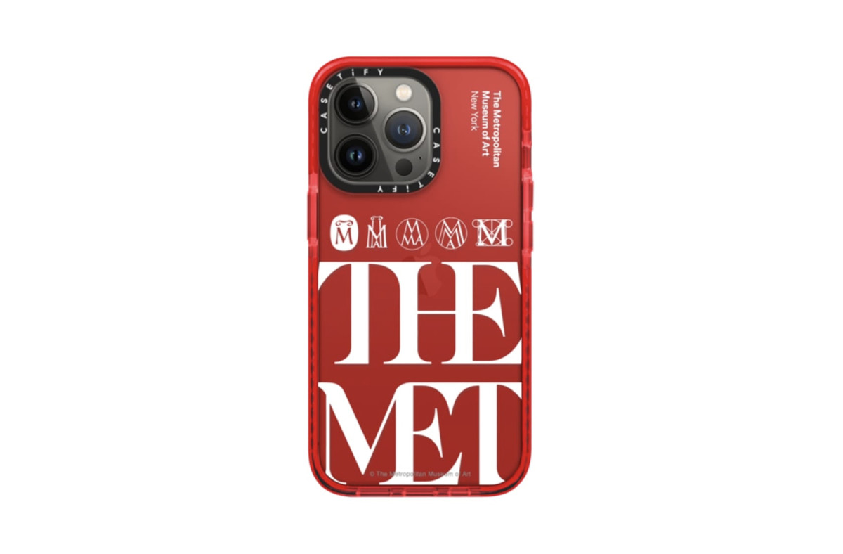 casetify the met iphone 13 pro case in red