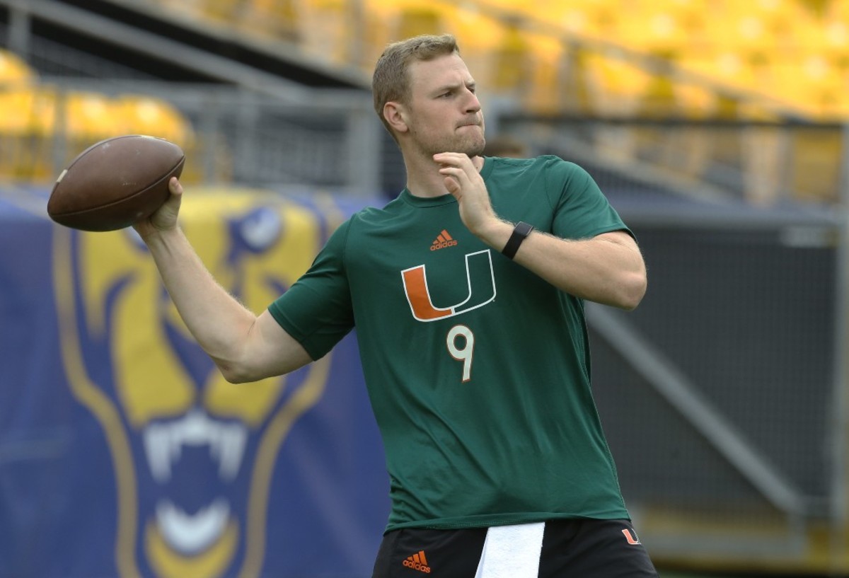 Miami Hurricanes Quarterback Tyler Van Dyke