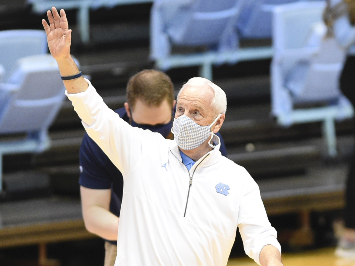 Roy Williams waves