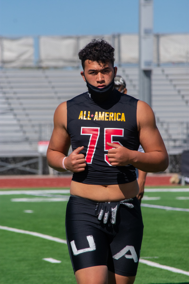 Jaxson Moi at the Under Armour All-America camp in Phoenix.