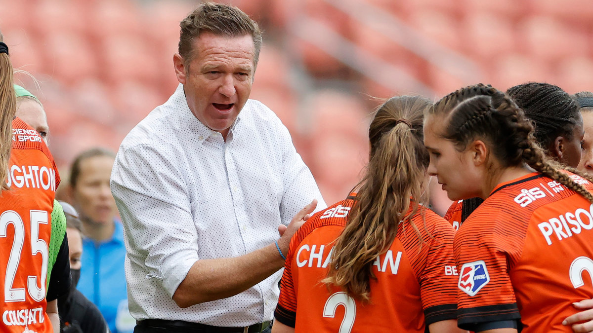 Houston Dash manager James Clarkson