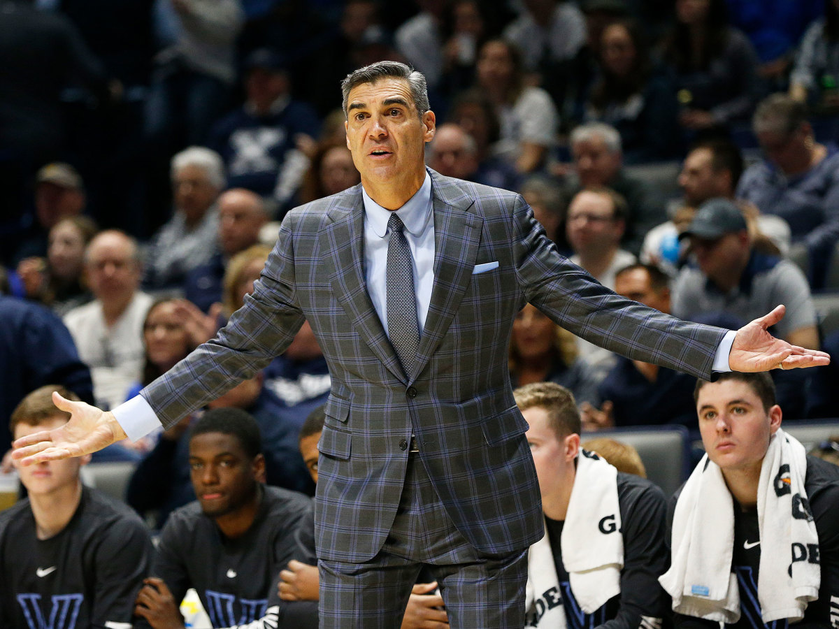 Villanova's Jay Wright in a suit