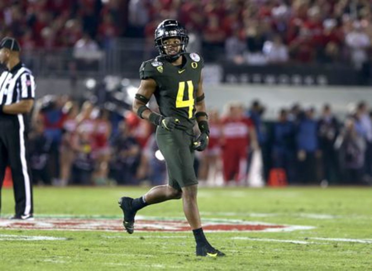 Thomas Graham Jr. Cornerback Oregon Ducks Scouting Report Visit NFL