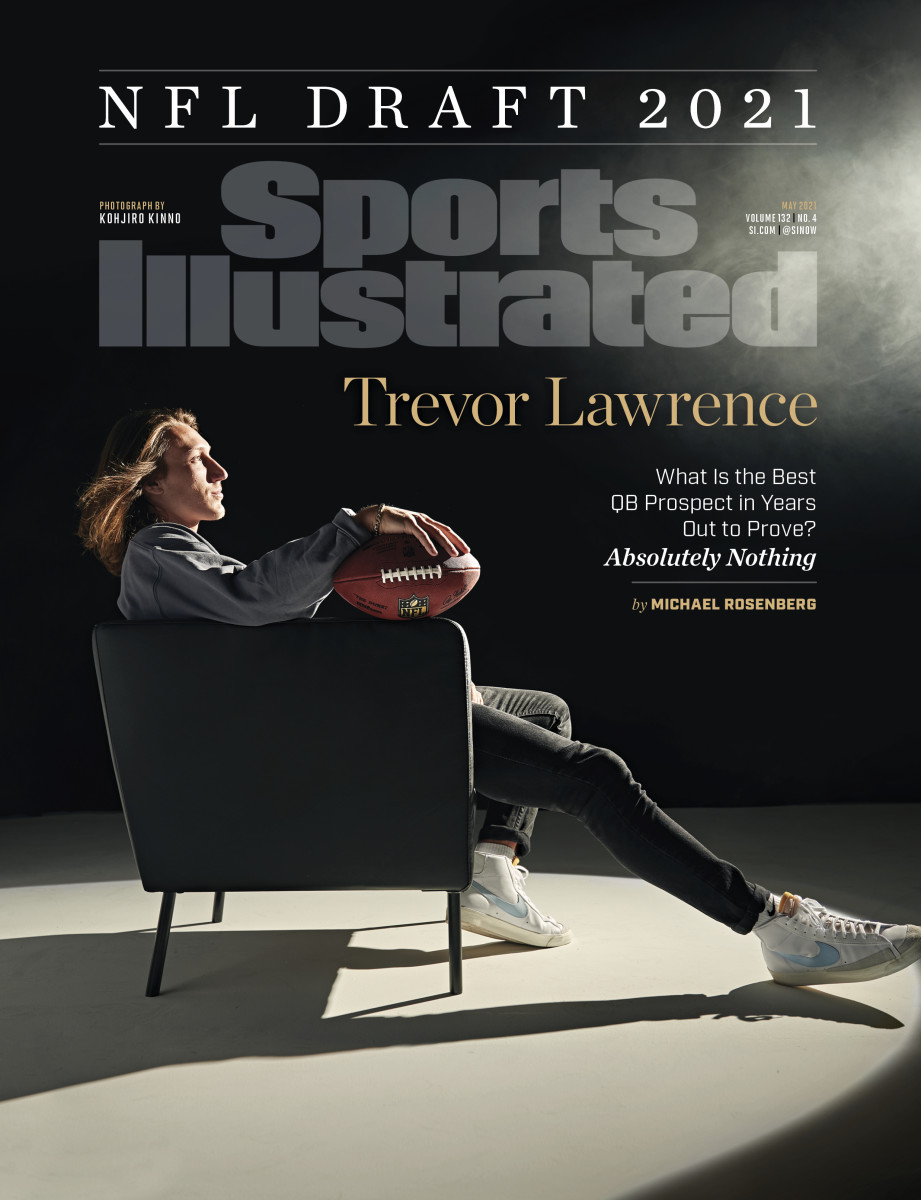 Trevor Lawrence on the cover of Sports Illustrated