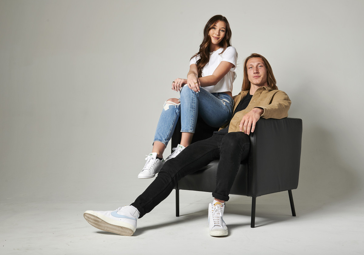 Trevor Lawrence and wife Marissa Mowry