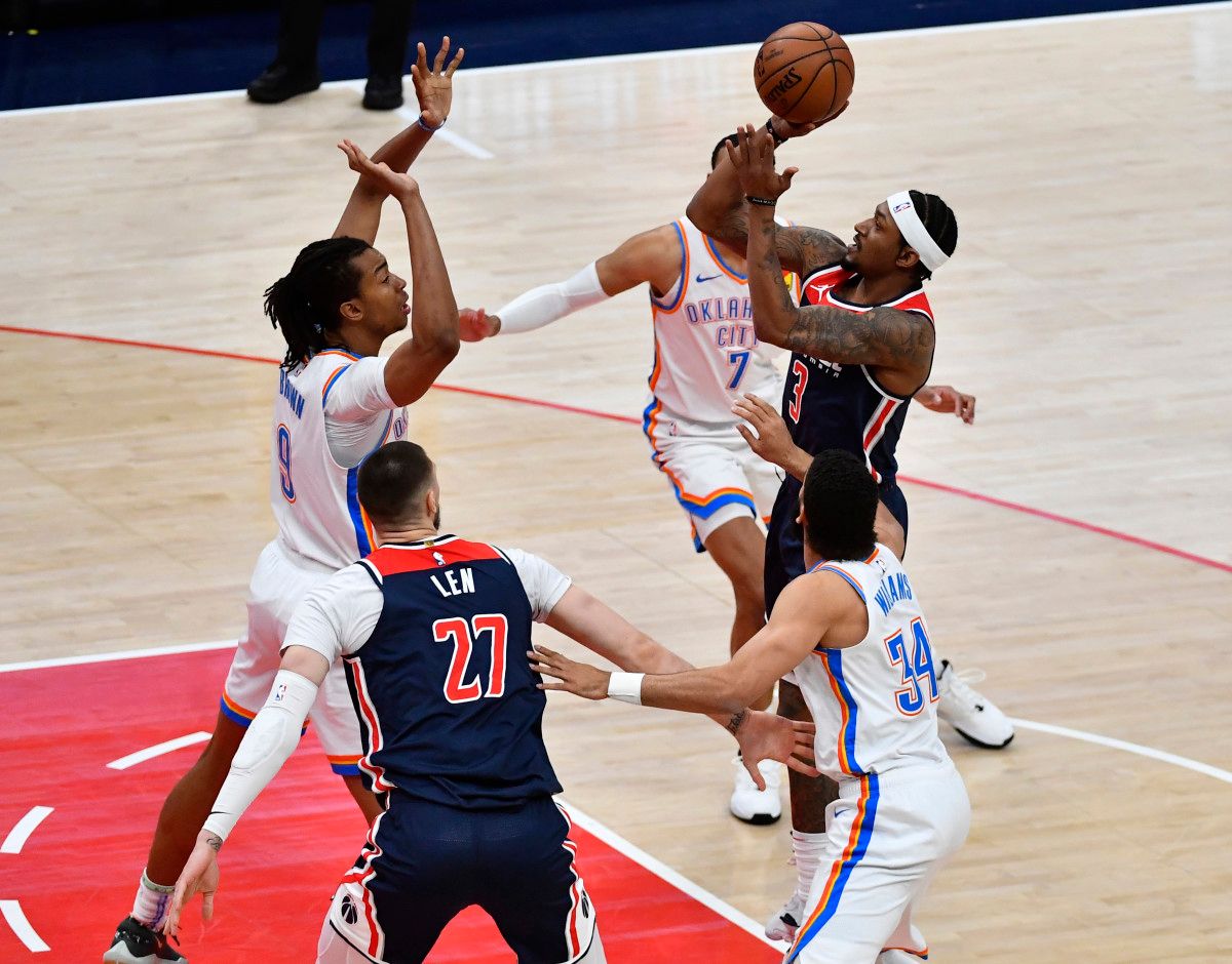Moses Brown, Bradley Beal, Washington Wizards