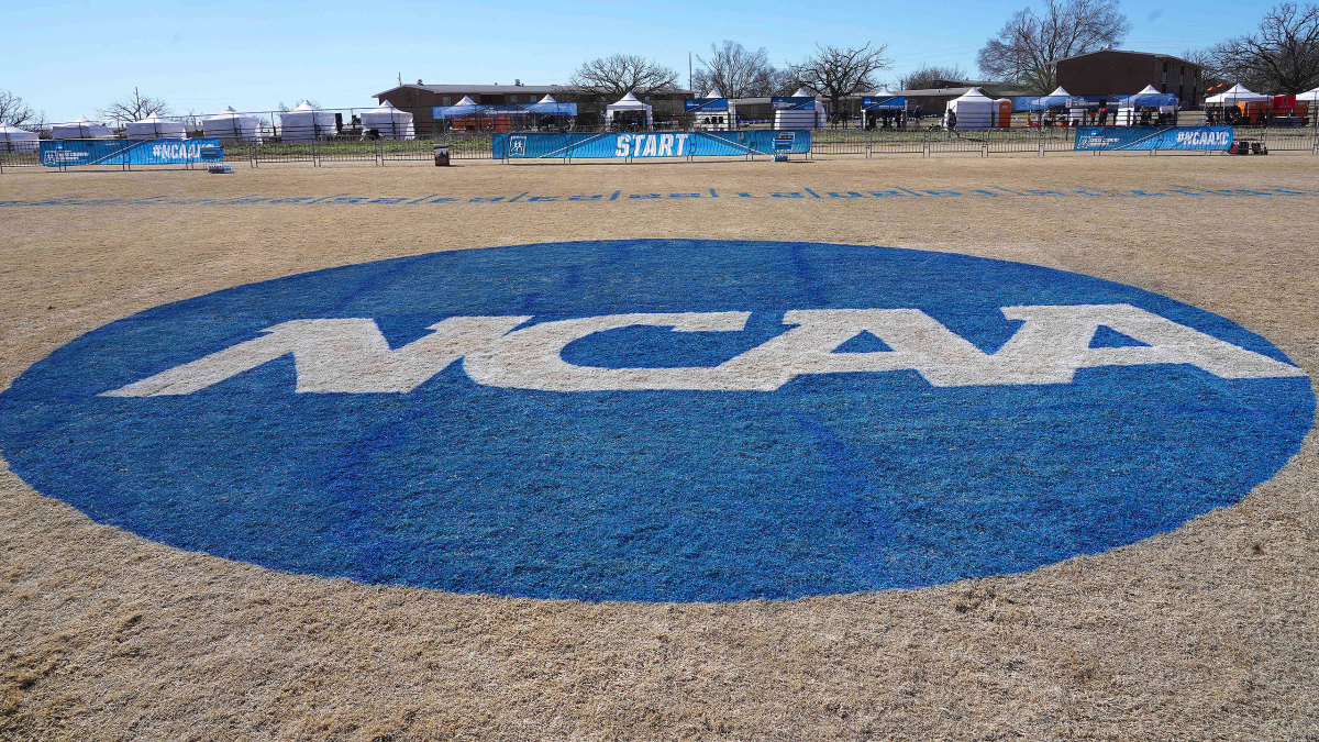 View of NCAA logo