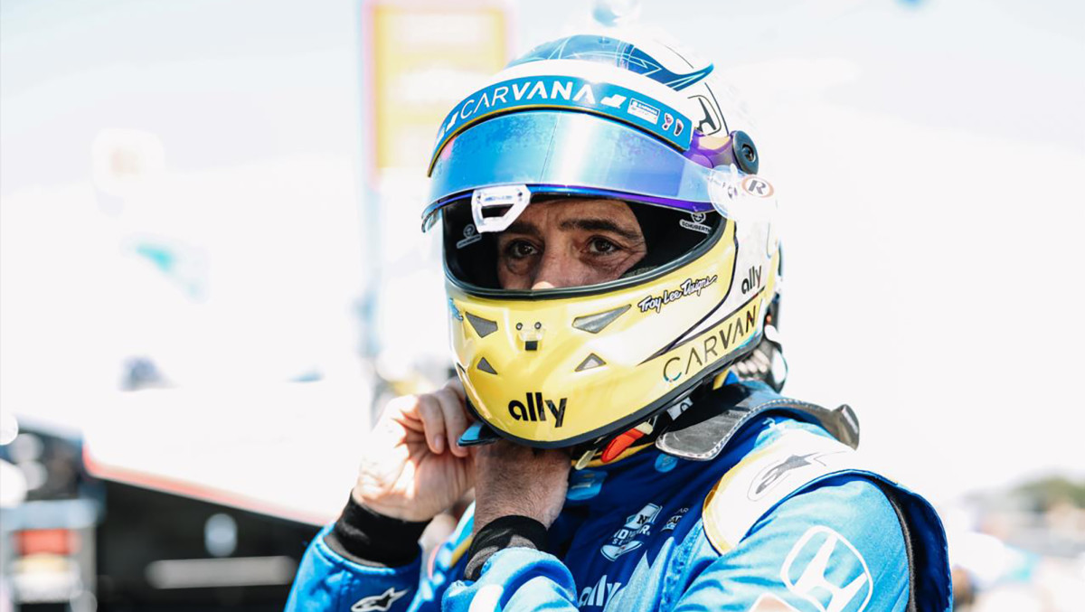 Johnson finished 19th behind first-time winner Alex Palou.