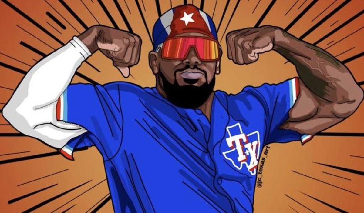 El Bombi! Texas Rangers Outfielder Adolis García Named A.L. Player Of The  Week - Sports Illustrated Texas Rangers News, Analysis and More