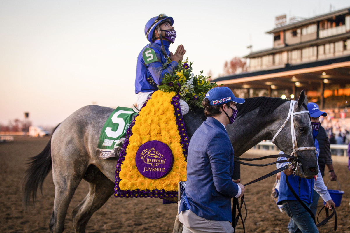 Essential Quality's win at the Breeders' Cup Juvenile last November set him up as the Derby favorite.