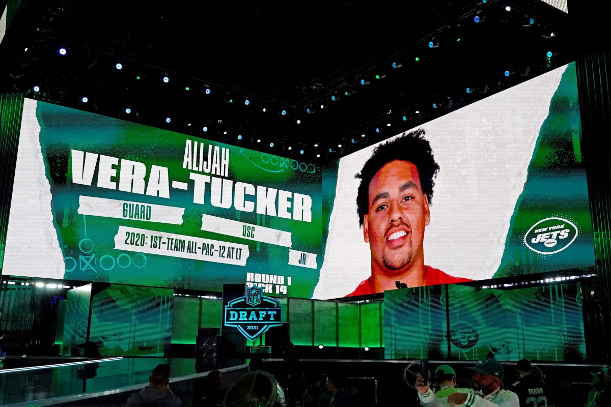 New York Jets pick Alijah Vera-Tucker in NFL draft