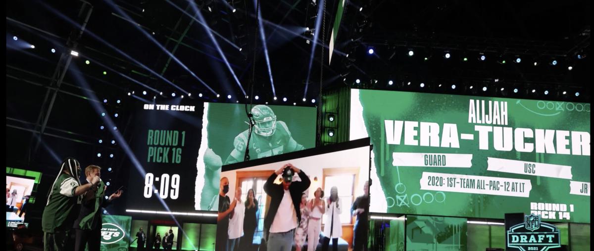 Epic Reactions to NY Jets Drafting USC's Alijah VeraTucker Sports
