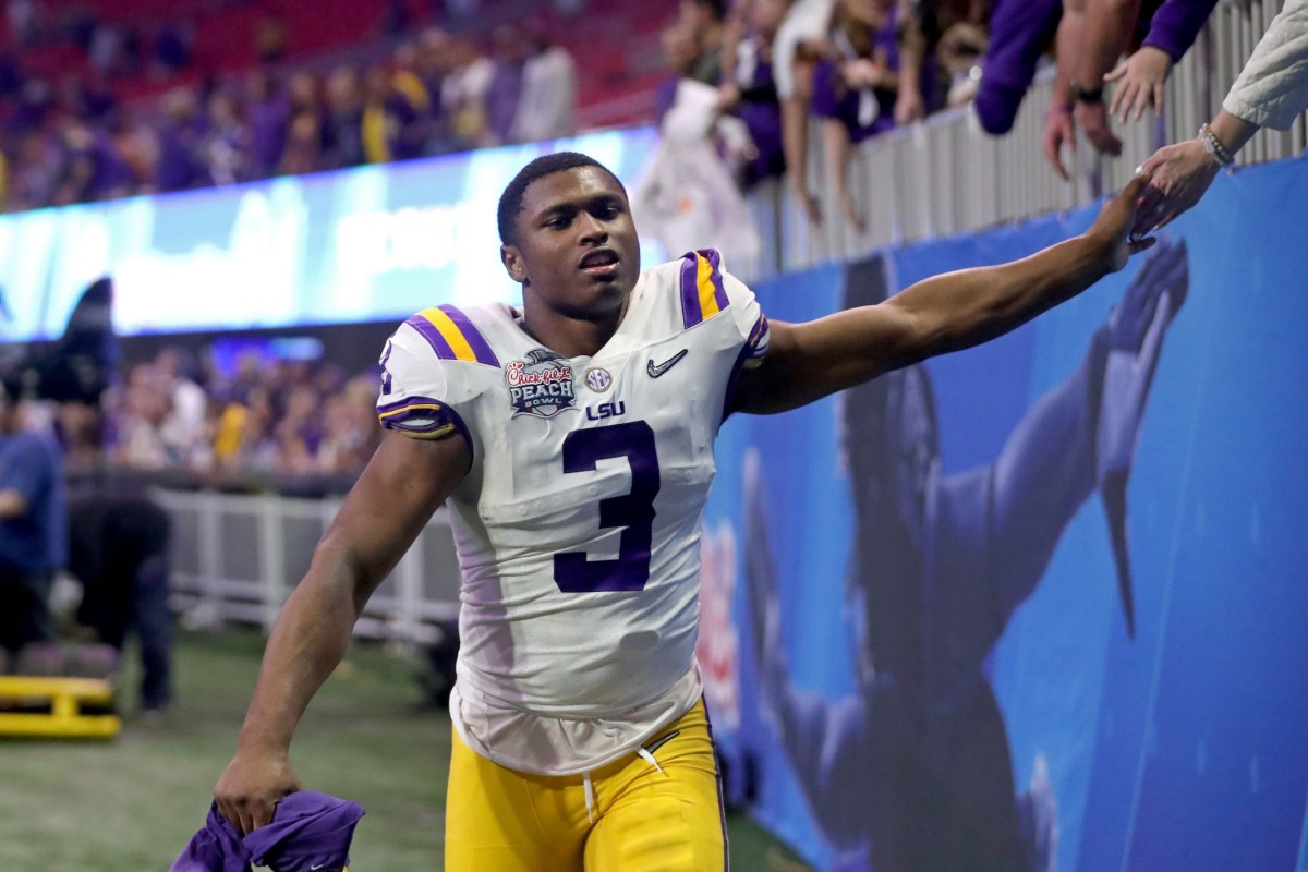 LSU's Jacoby Stevens was drafted by the Eagles in the seveth round of the 2021 NFL Draft