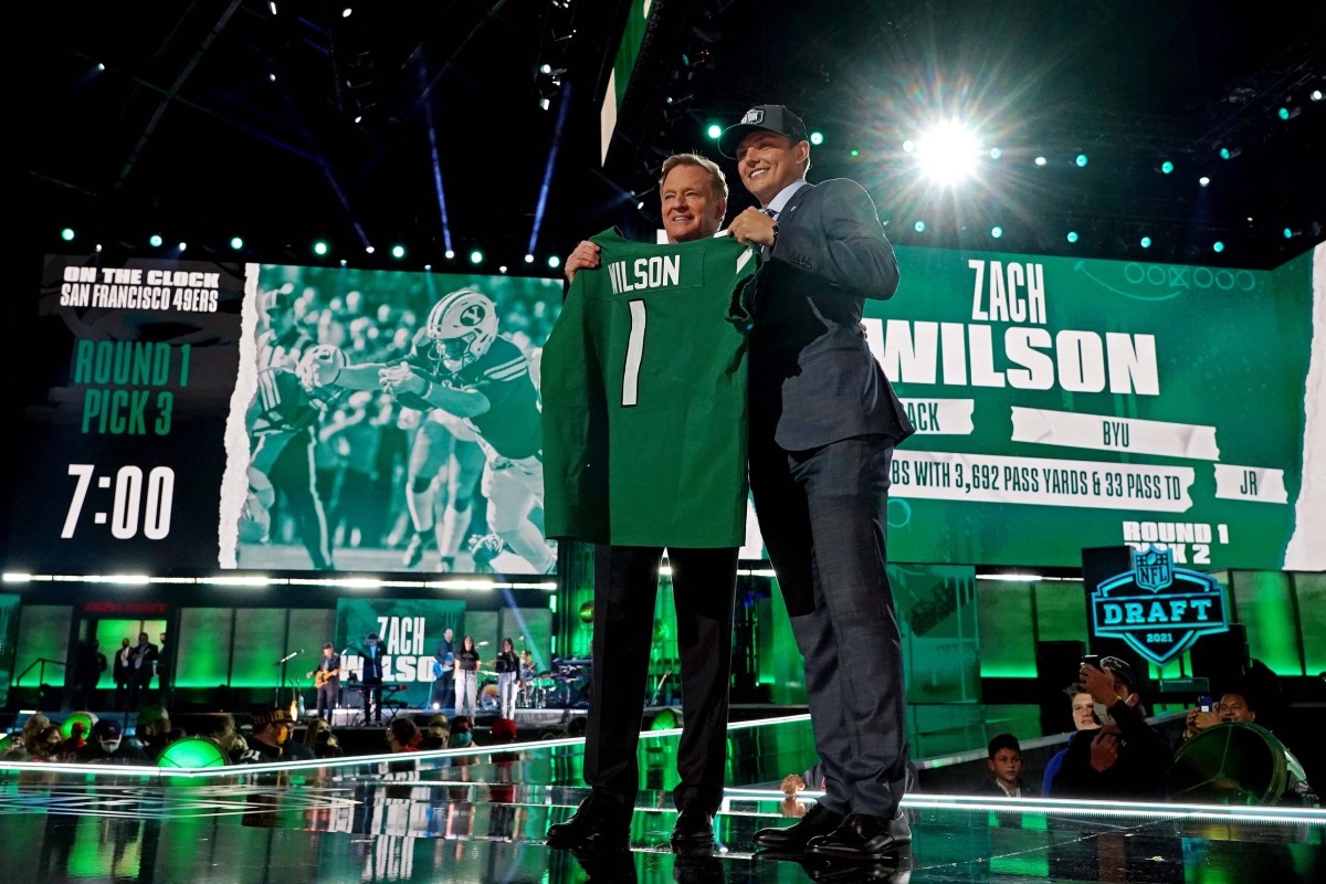 New York Jets QB Zach Wilson NFL Draft