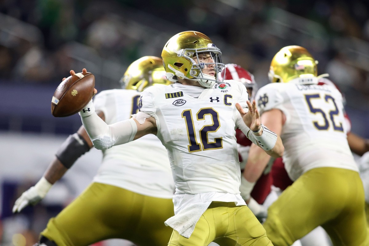 Ian Book, QB, Notre Dame; Saints Quarterback