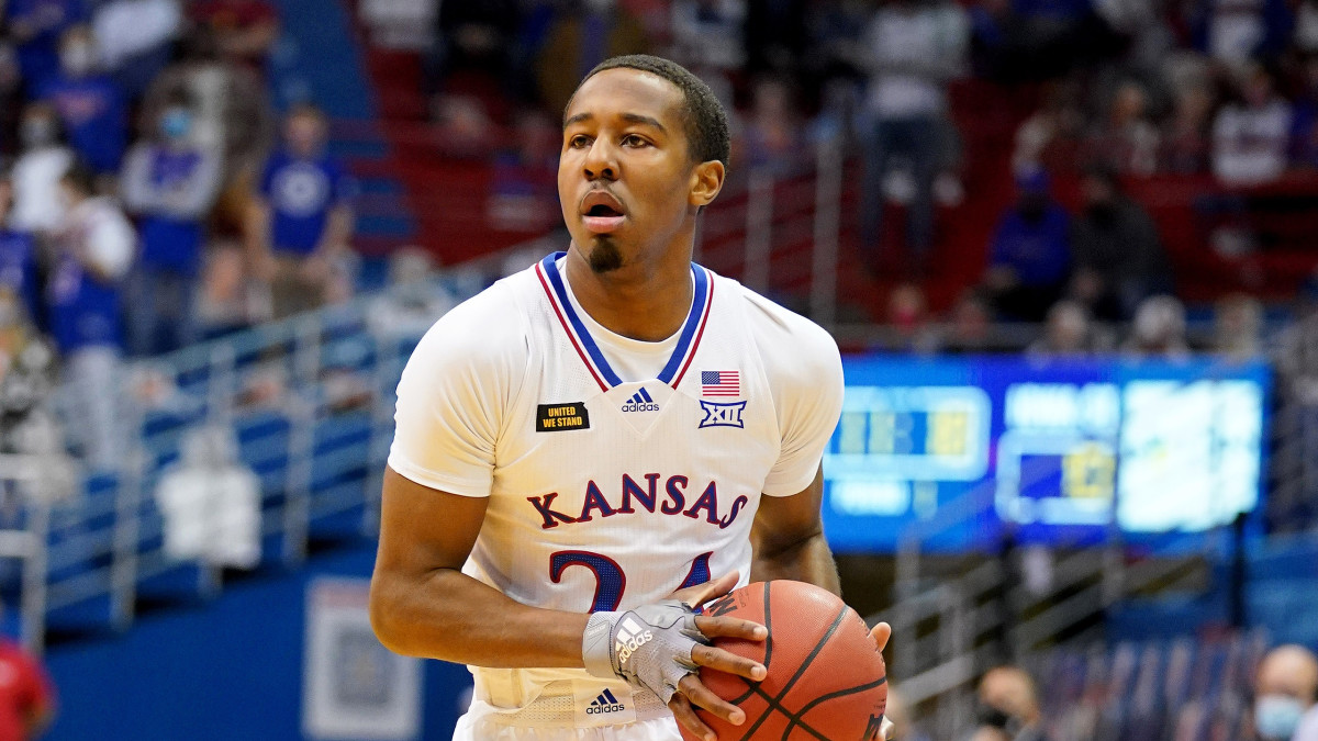 Guard Bryce Thompson while at Kansas