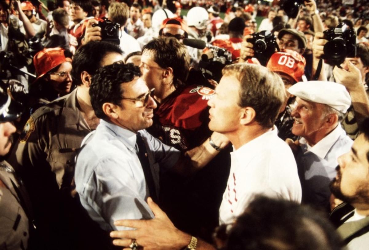 Joe Paterno and Barry Switzer