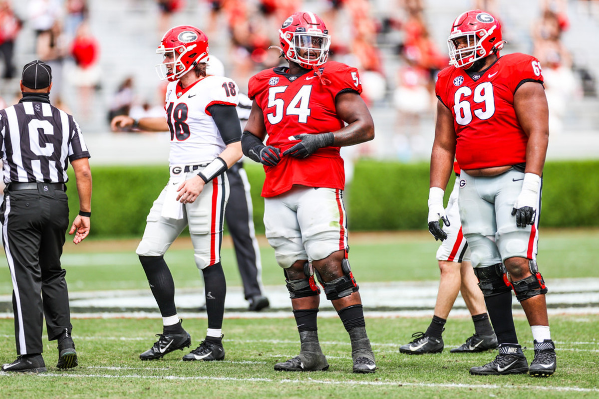 Georgia Football Offensive Line 2021 Starters - Sports Illustrated ...