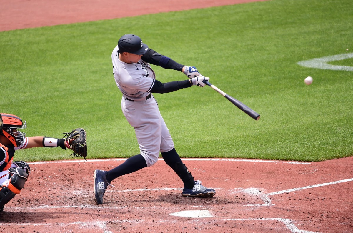 Yankees RF Aaron Judge hits home run against Orioles