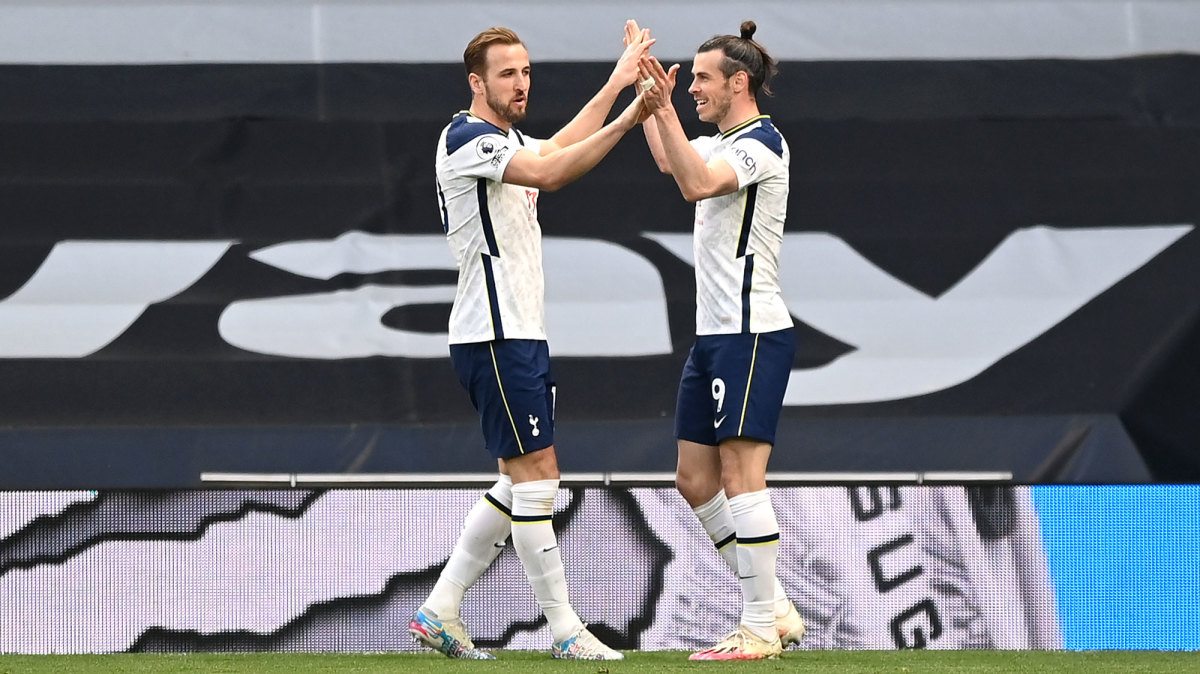 Tottenham's Harry Kane and Gareth Bale