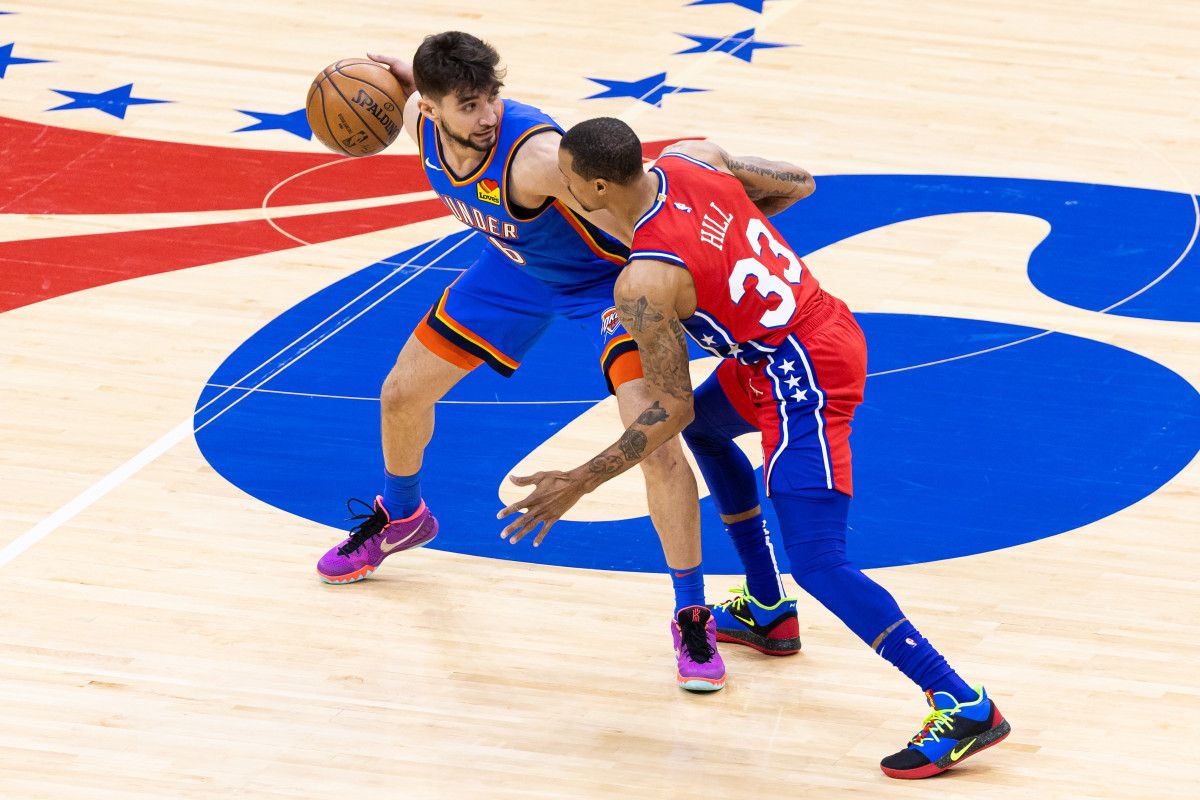 Ty Jerome, George Hill, Philadelphia 76ers