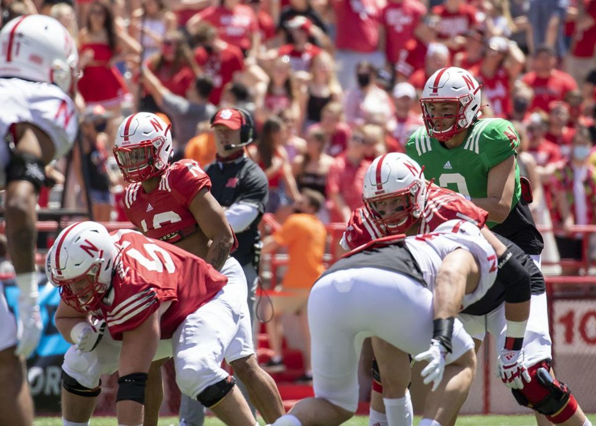Nebraska football spring Game not exactly a day for the quarterbacks