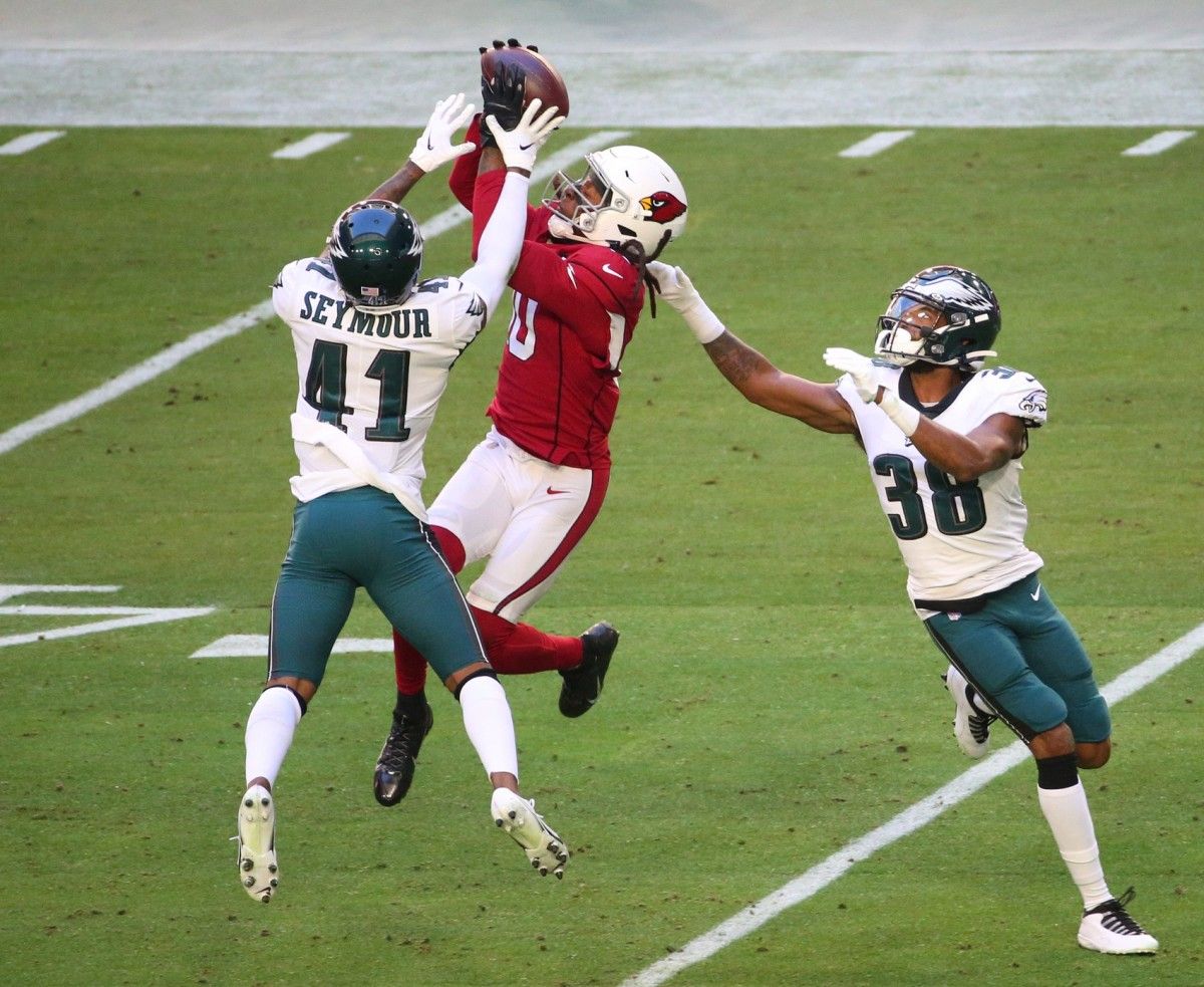 Kevon Seymour and Michael Jacquet are two young CBs the Eagles have on their roster in 2021