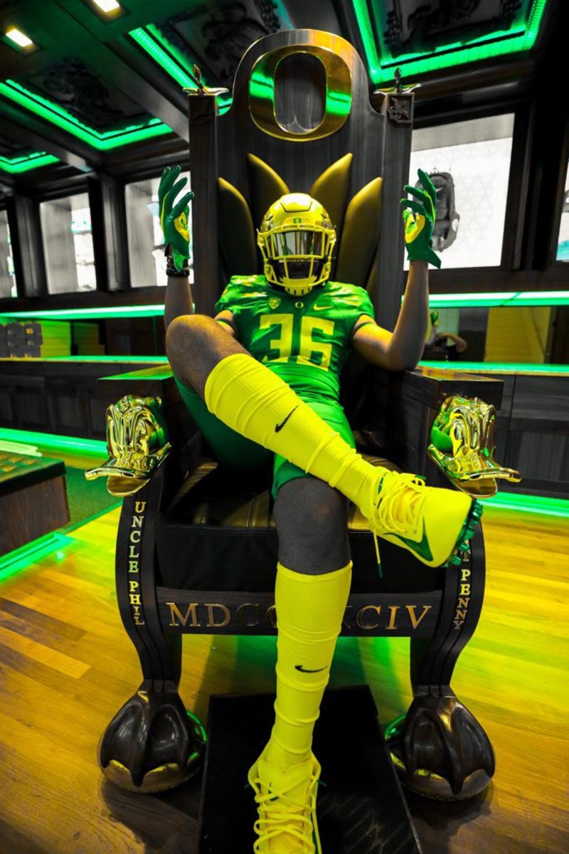 Emar'rion Winston on a visit to Oregon in March 2020.