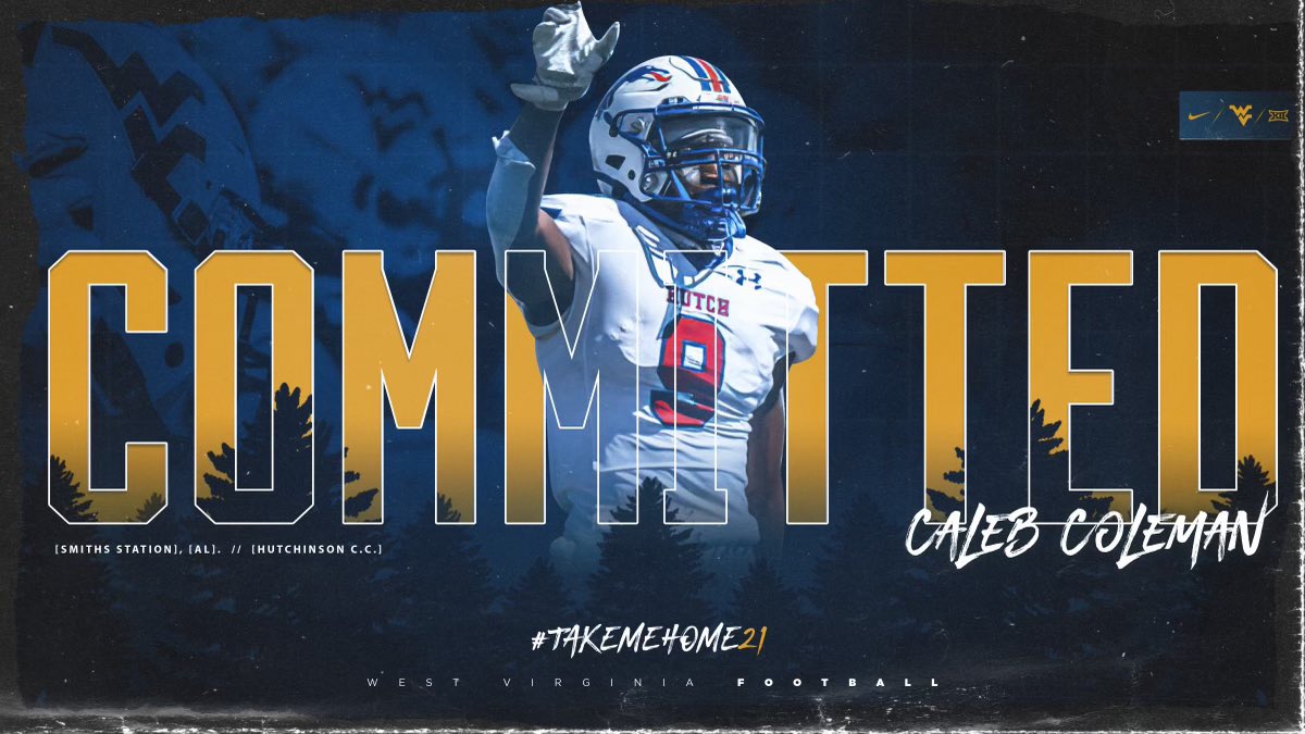 WVU Lands 2021 JUCO CB Caleb Coleman Sports Illustrated West Virginia