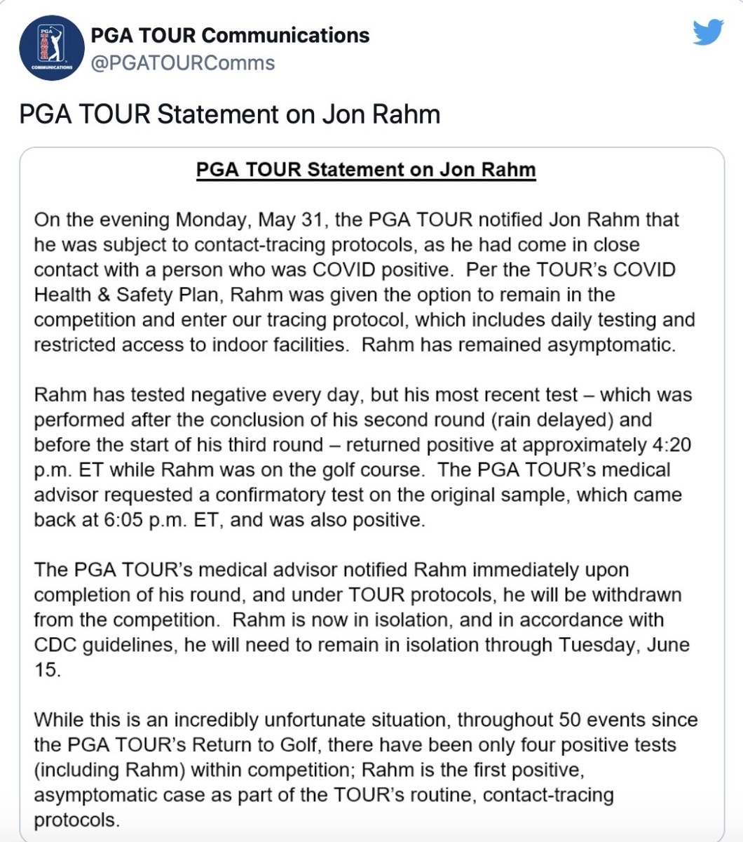 PGA statement