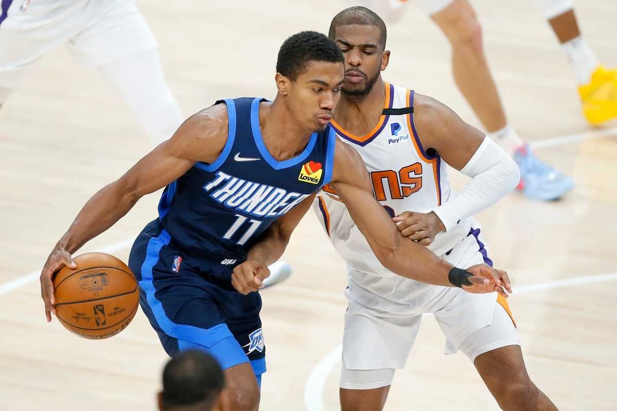 Oklahoma City Thunder, Theo Maledon, Chris Paul, Oklahoma City Thunder