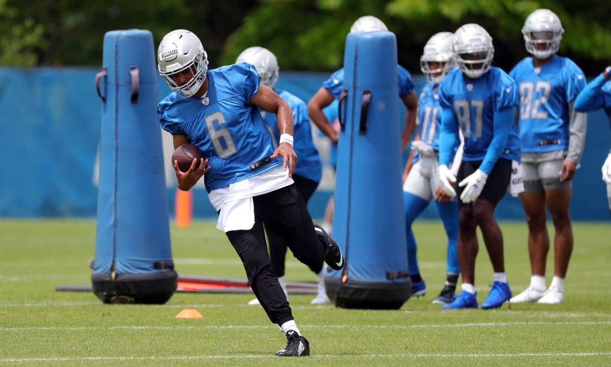 Detroit Lions Dan Campbell NFL Wide Receivers AmonRa St. Brown