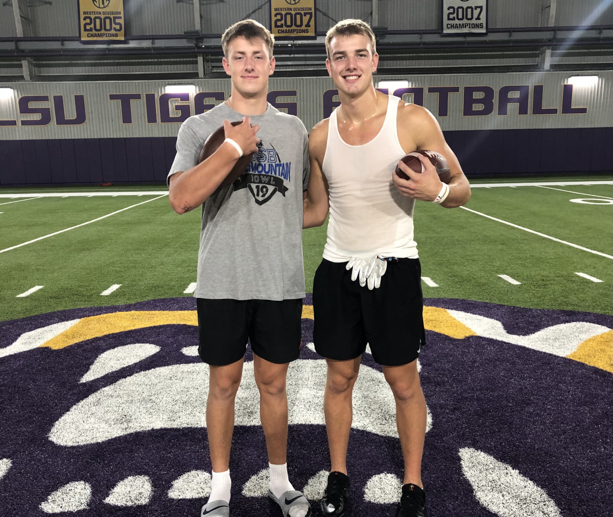 LSU QB Max Johnson, Receiver Deion Smith to Enter NCAA Transfer Portal
