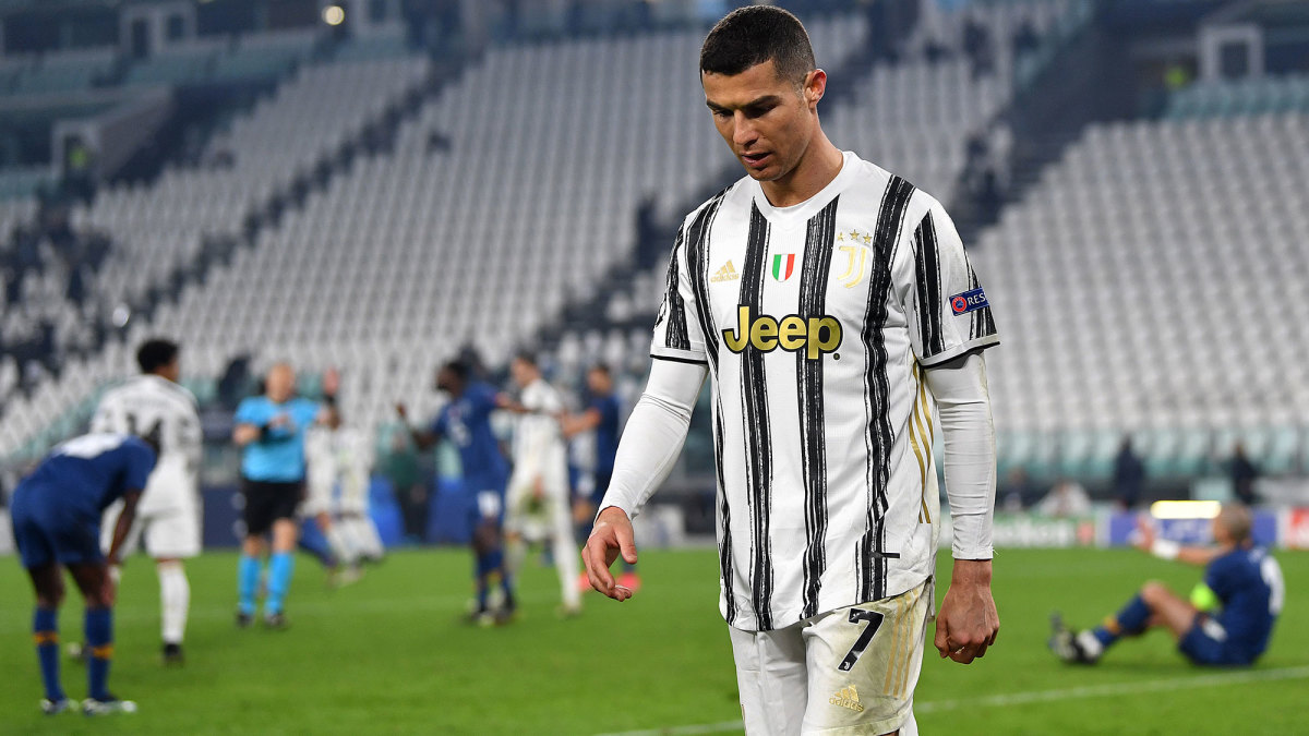 Cristiano Ronaldo's Juventus was sent out of the Champions League by Porto