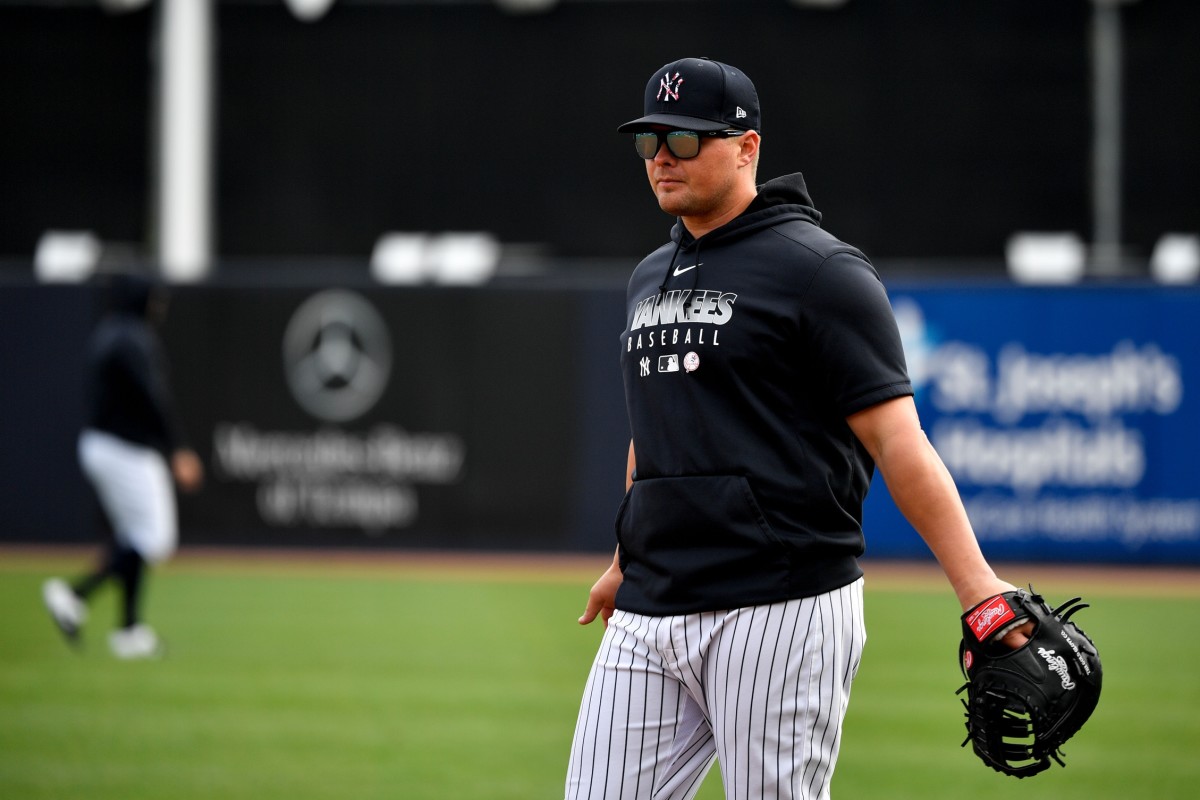 Yankees 1B Luke Voit spring training