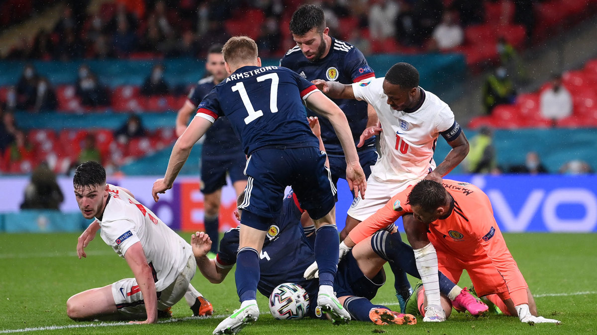 England and Scotland play to a draw at the Euros