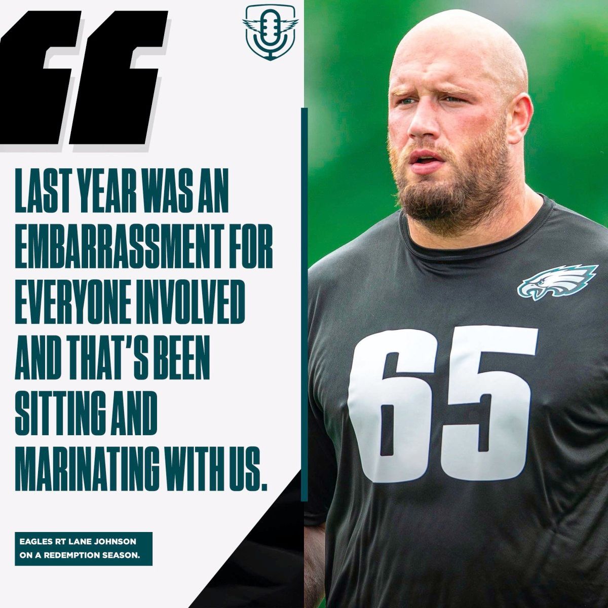 Eagles OT Lane Johnson